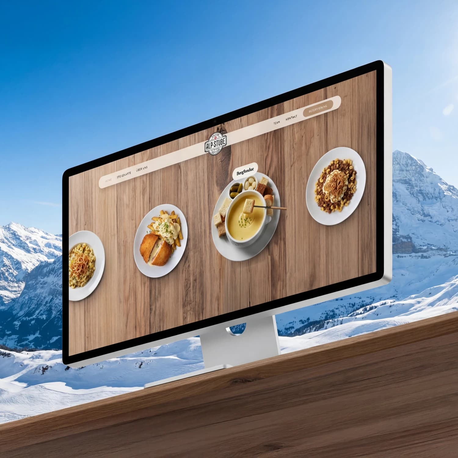 Restaurant Alpstube – Webdesign Detailansicht 2