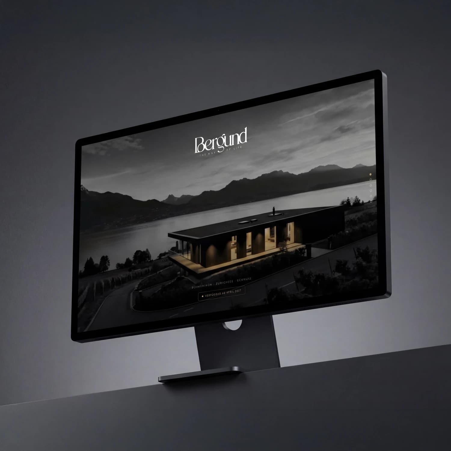 Webdesign-Projekt Bergund von Vlix