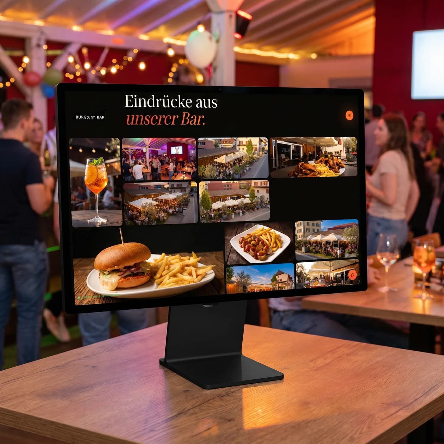 Burgturm Bar Seengen – Webdesign Detailansicht 2