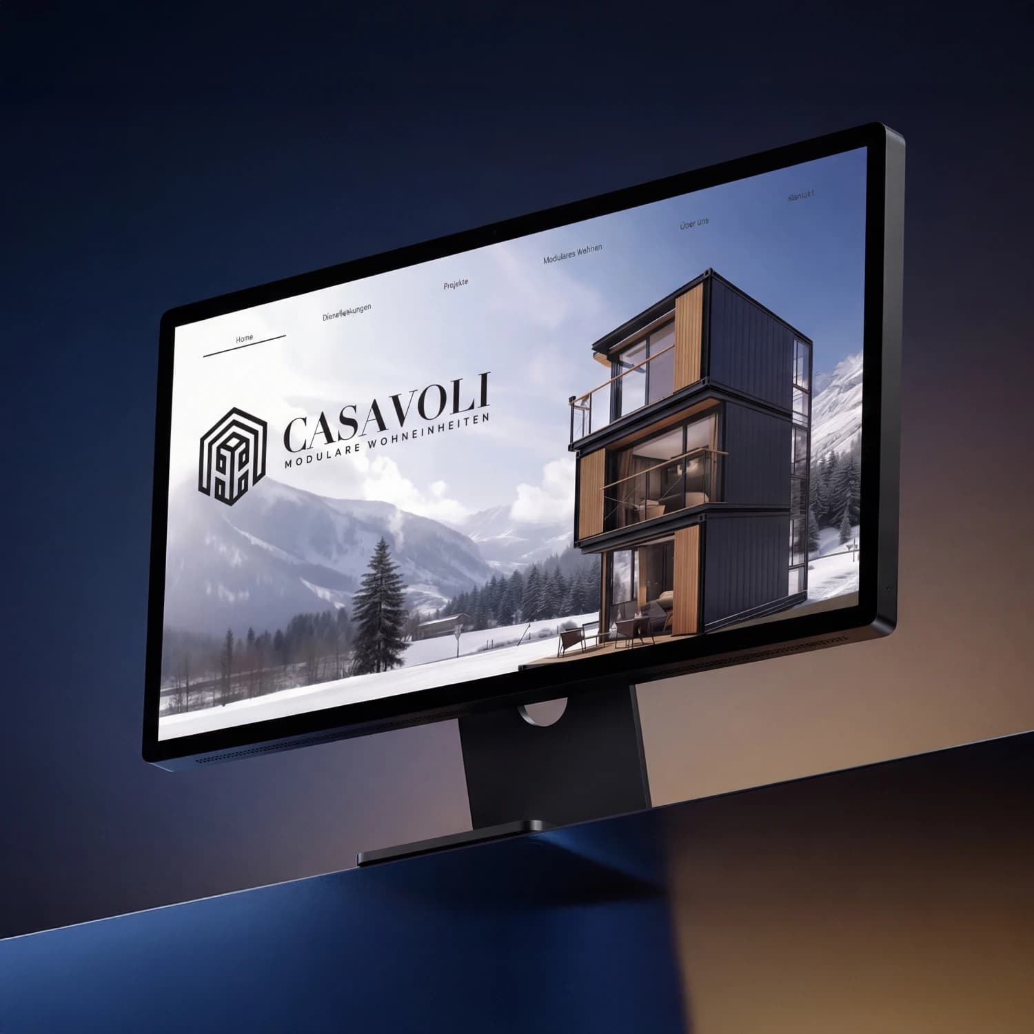Webdesign-Projekt Casavoli von Vlix