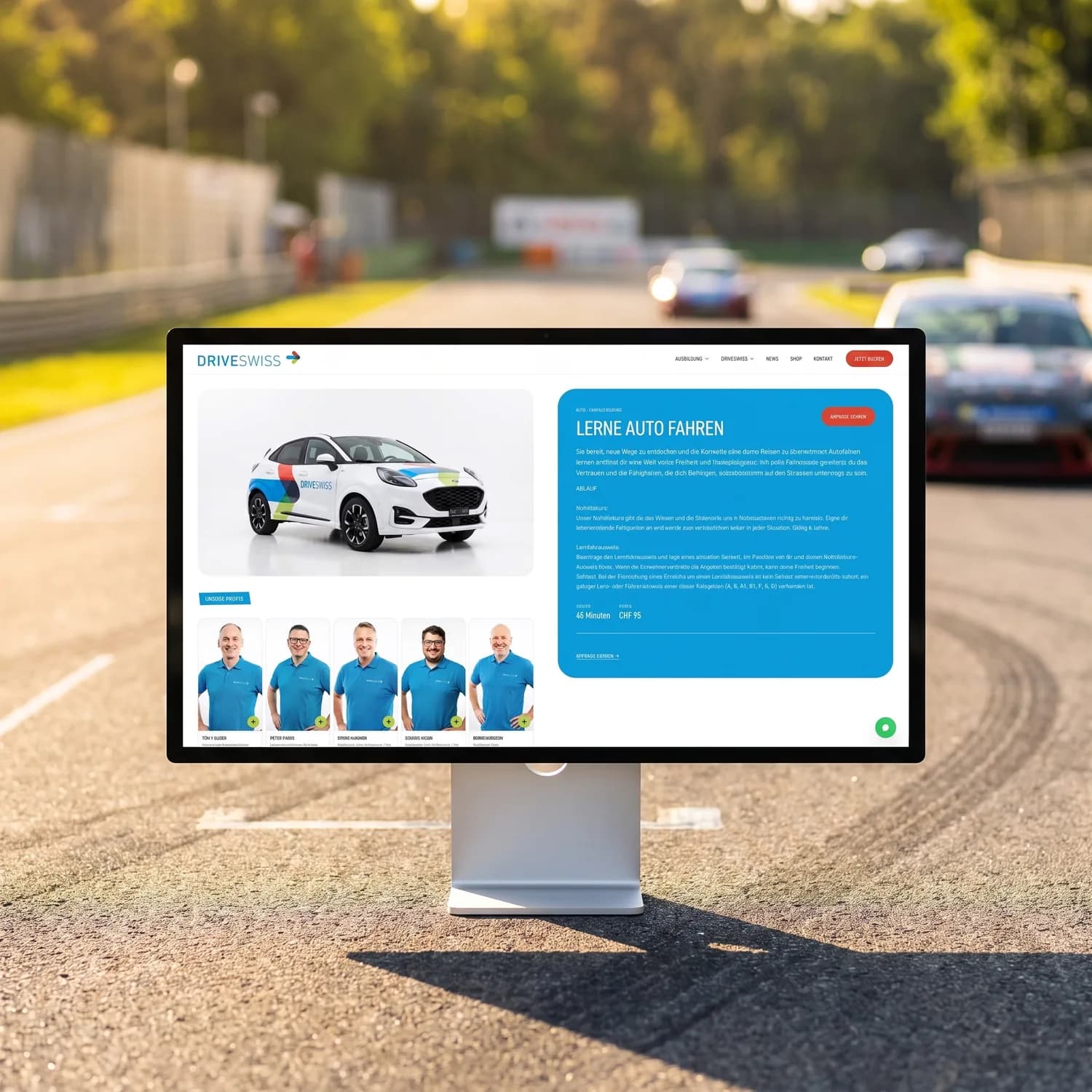Driveswiss AG – Webdesign Detailansicht 3