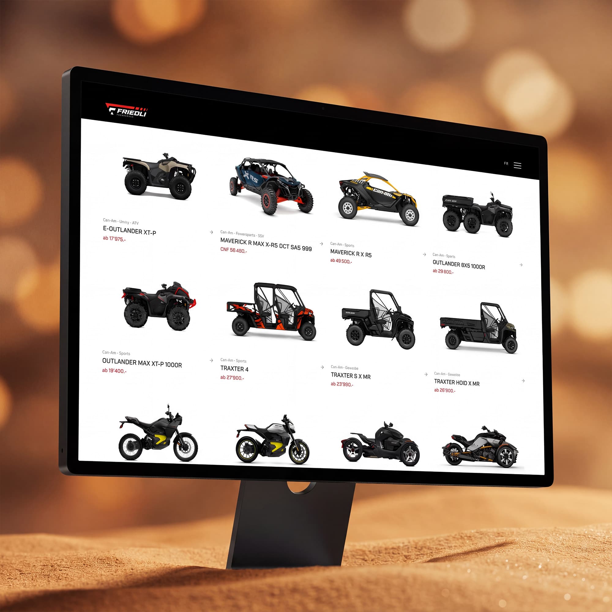 Friedli Fahrzeuge – Webdesign Detailansicht 3