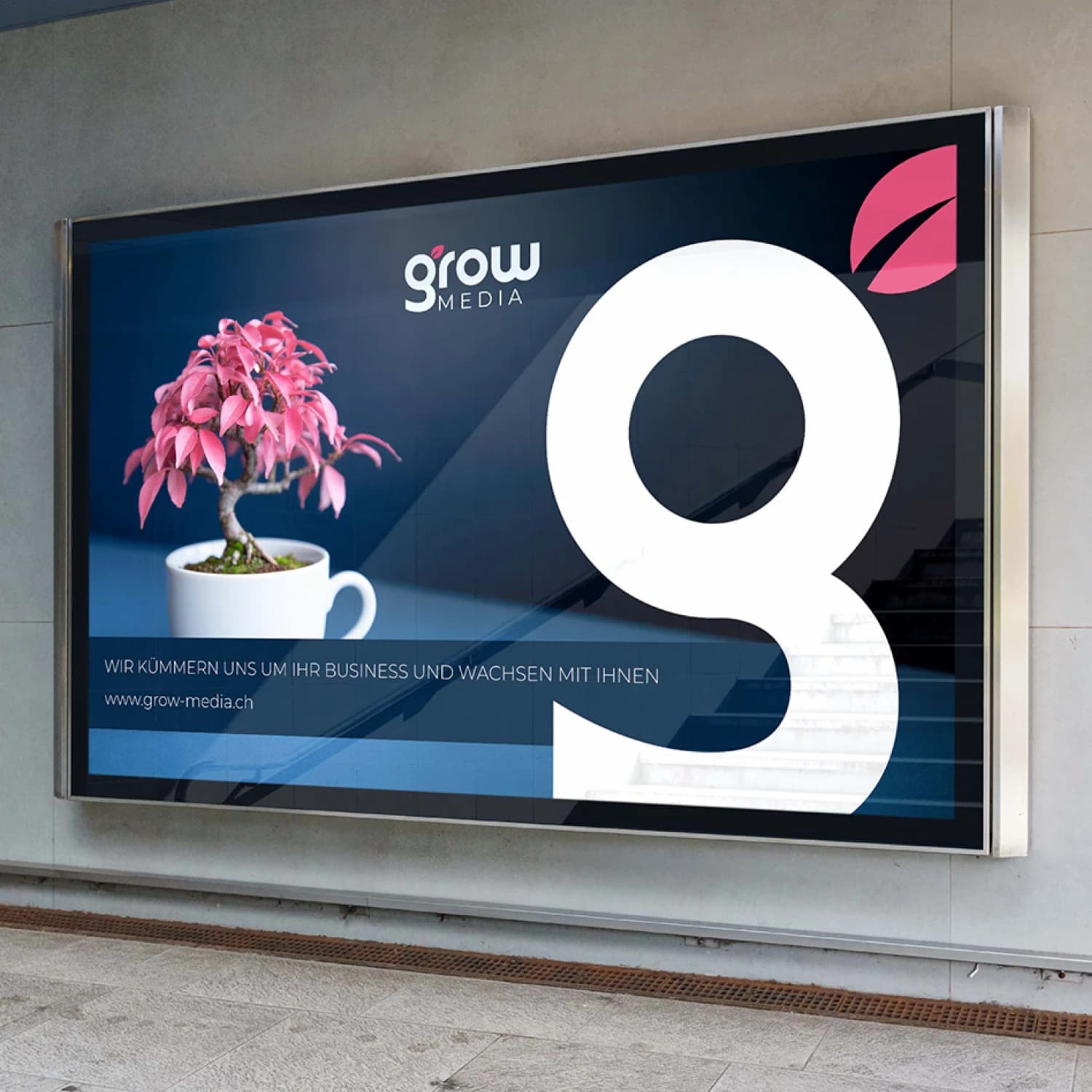 Webdesign-Projekt Grow Media von Vlix