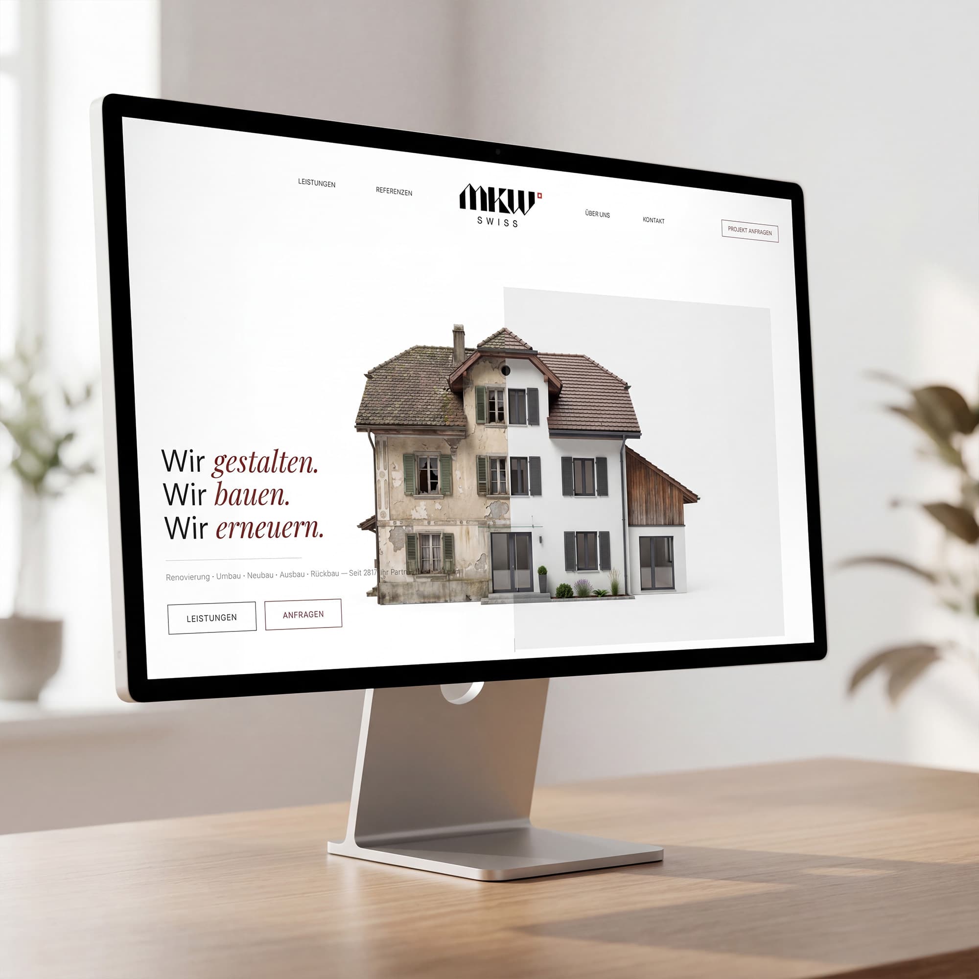 MKW Swiss AG – Webdesign Detailansicht 2