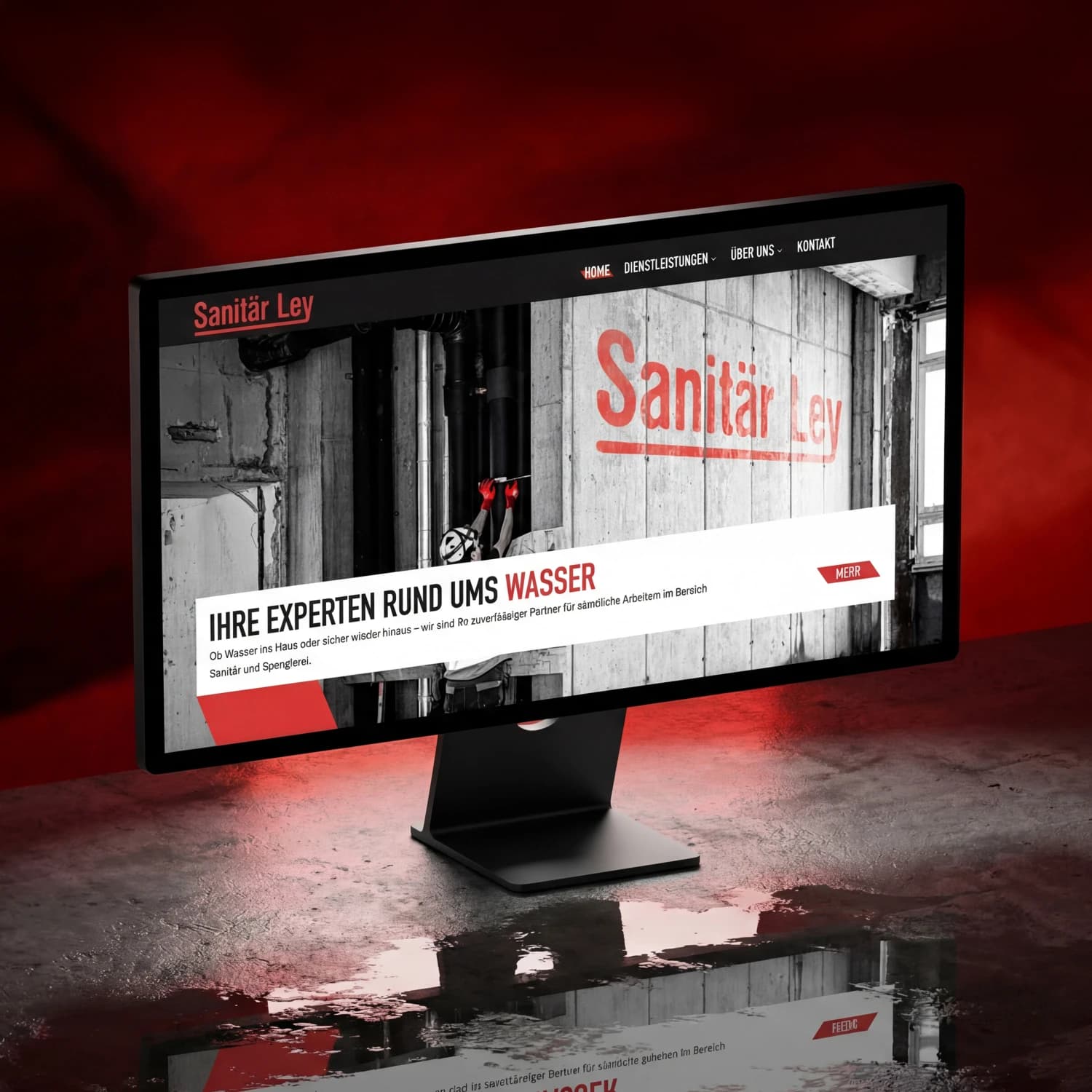 Webdesign-Projekt Sanitär Ley von Vlix