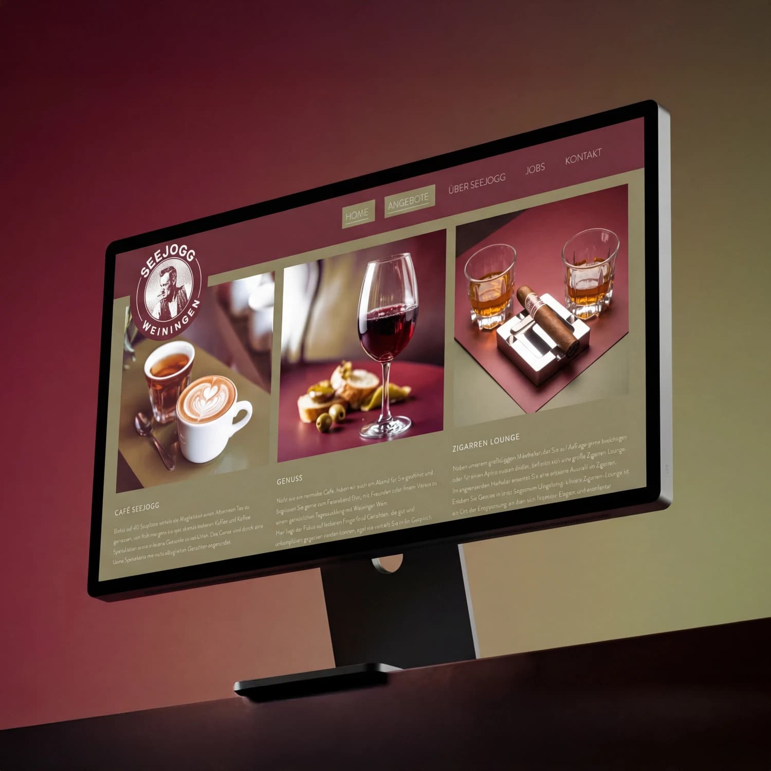 Webdesign-Projekt Seejogg von Vlix