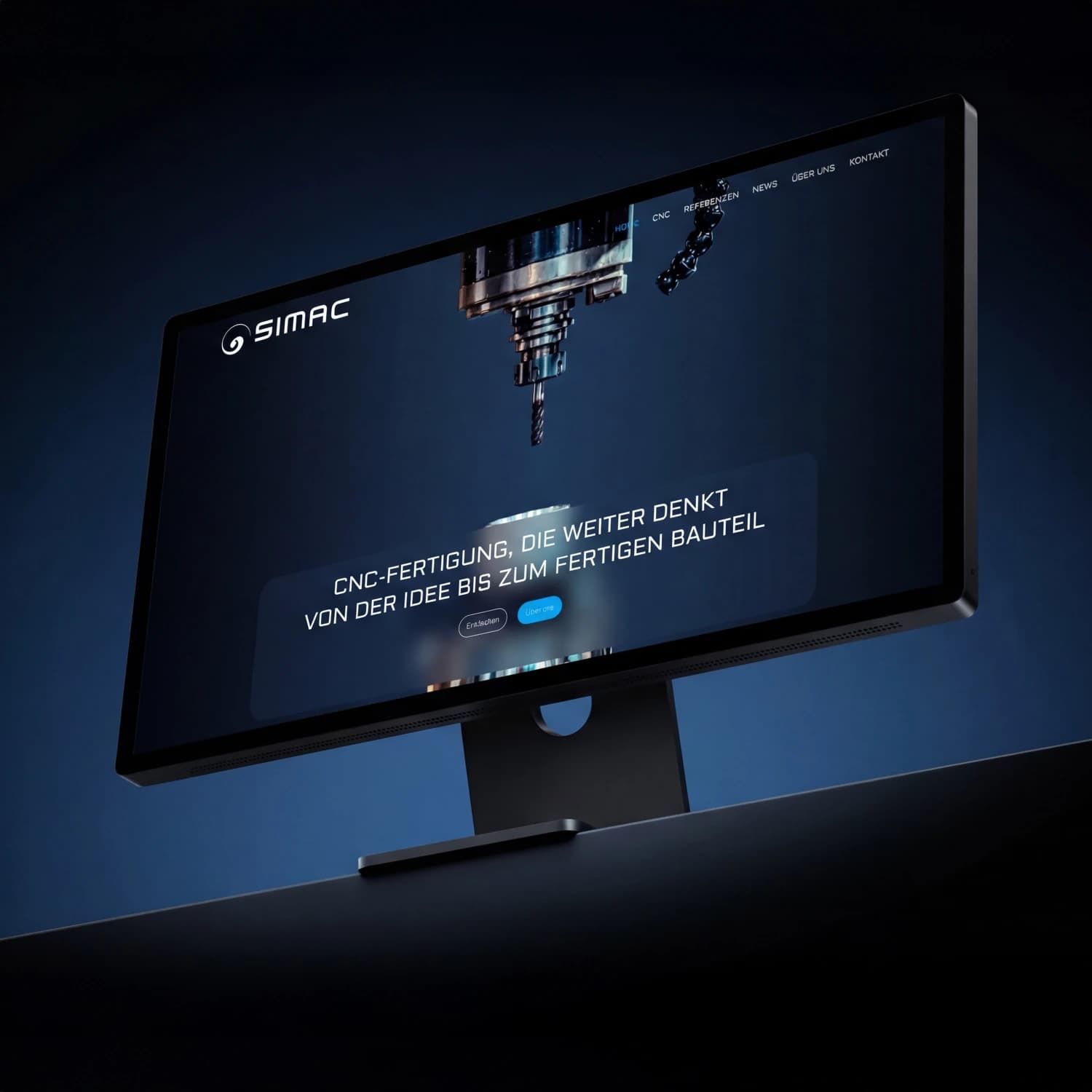 Simac AG – Webdesign Detailansicht 2