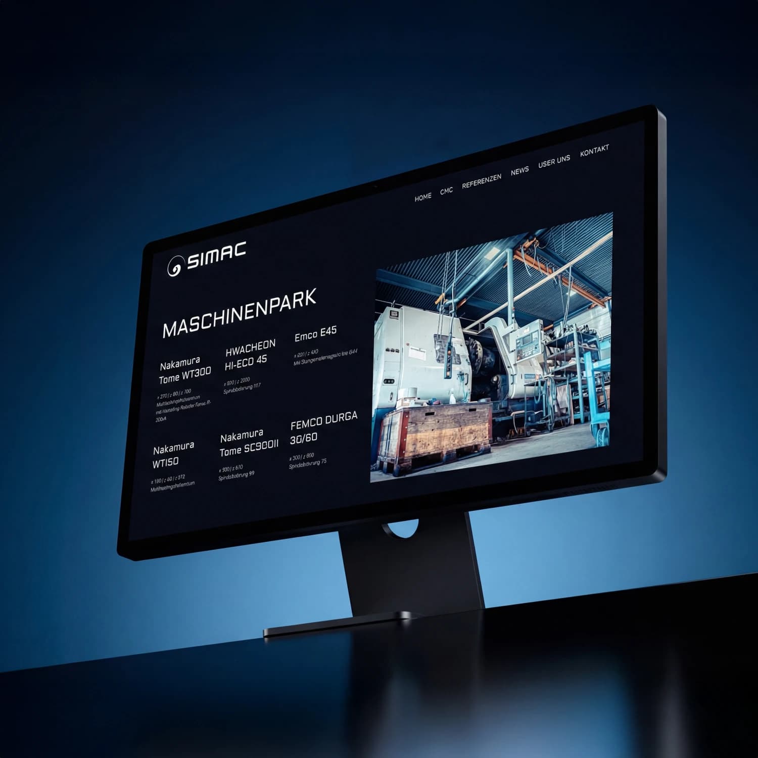 Webdesign-Projekt Simac AG von Vlix