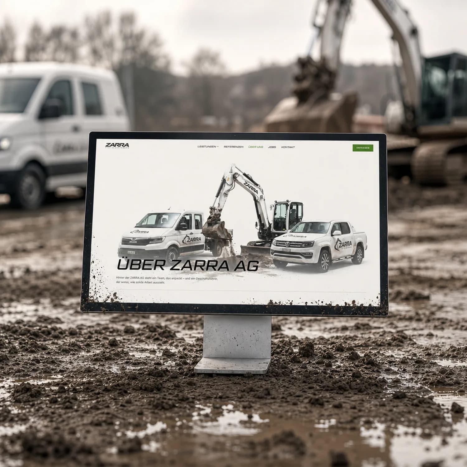 Zarra AG – Webdesign Detailansicht 2