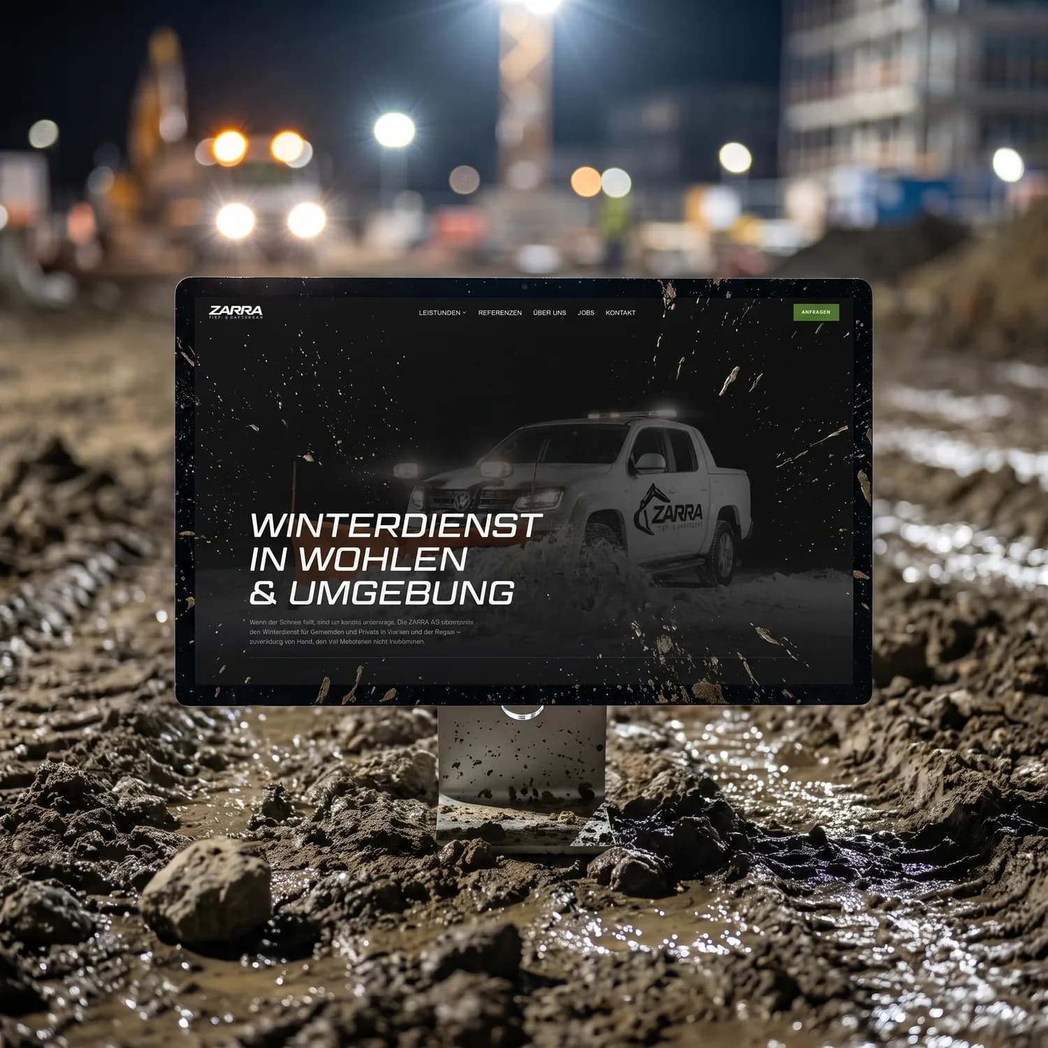 Zarra AG – Webdesign Detailansicht 3
